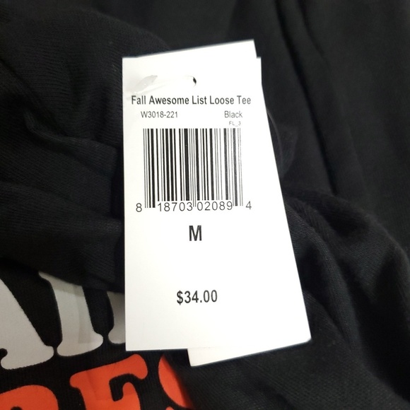 Sub_Urban Riot Fall Awesome List Loose Tee - Picture 5 of 5